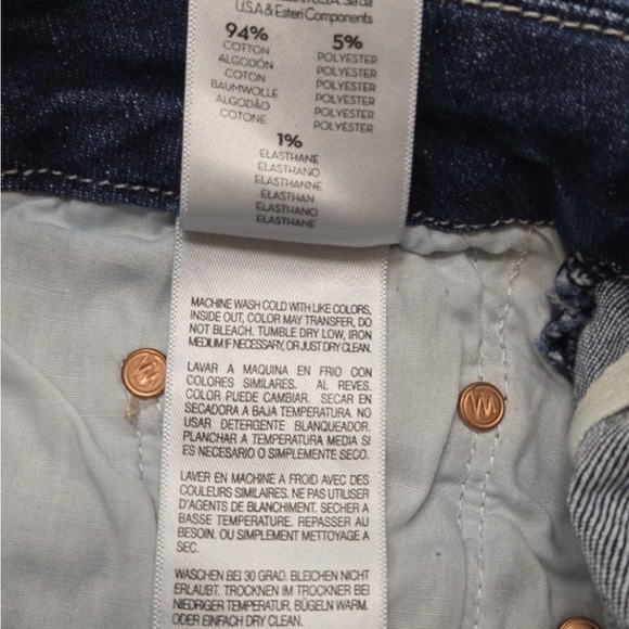 Mother Jeans High Waisted Looker In Teaming Up Size 28 Womens - Picture 7 of 12